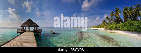 Maldive Faafu Atoll, Filitheyo Island Foto Stock