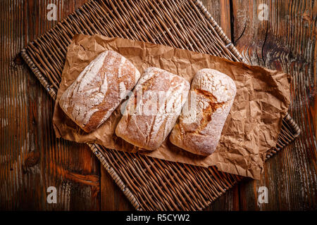 Crostini di pane Foto Stock