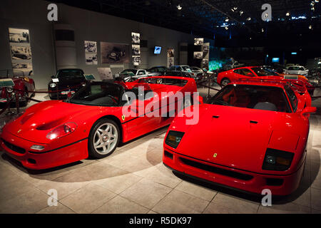 Giordania, Amman, Royal Automoblie Museum, Ferrari F-40 delle sportscars di Re Hussein Foto Stock