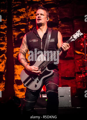 Disturbato dal vivo presso Manchester Arena Foto Stock