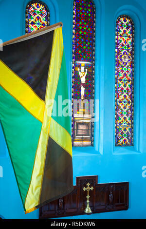 La Chiesa di Cristo, Port Antonio, parrocchia di Portland, in Giamaica, Caraibi Foto Stock