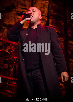 Disturbato dal vivo presso Manchester Arena Foto Stock