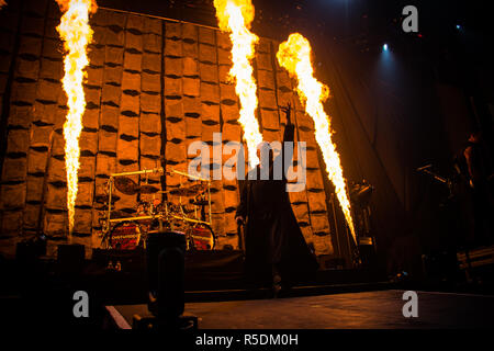 Disturbato dal vivo presso Manchester Arena Foto Stock