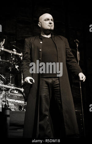 Disturbato dal vivo presso Manchester Arena Foto Stock