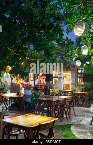 Jack Spratto Ristorante & Bar, la spiaggia del tesoro, Santa Elisabetta parrocchia, in Giamaica, Caraibi Foto Stock