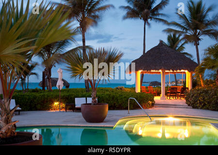 Piscina, Grace Bay Club Providenciales, Turks e Caicos Foto Stock