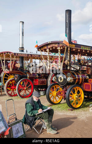 Inghilterra, Dorset, Blanford, il grande Dorset Fiera a vapore Foto Stock