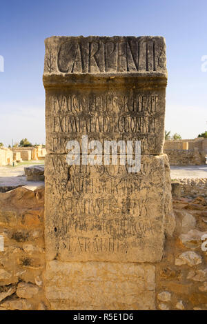 Africa, Tunisia, Sbeitla (Sufetula), rovine romane, Foto Stock