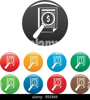 Carta di pagamento set di icone 9 vettore di colore isolato su bianco per qualsiasi design Illustrazione Vettoriale