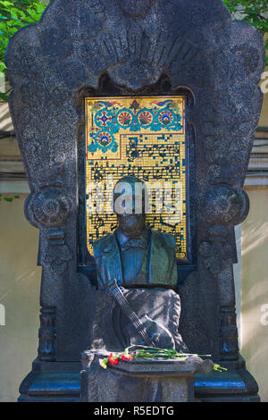 La Russia, San Pietroburgo, Vosstaniya, Tikhvin cimitero, tomba di Alexander Borodin, compositore Foto Stock