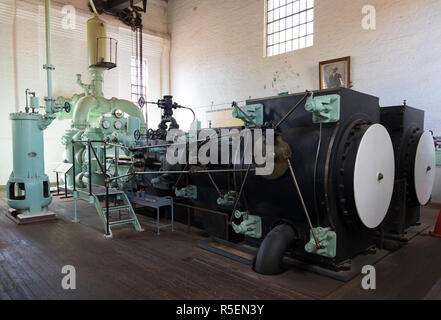 Vecchia pompa ad acqua a Cunderdin n. 3 pompa dalla stazione di Cunderdin, Australia. Foto Stock