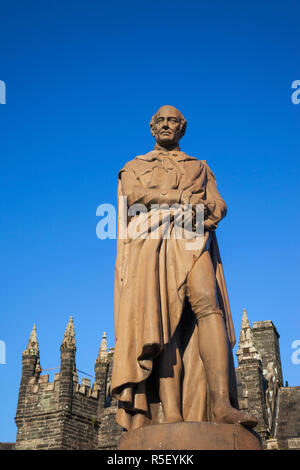 Inghilterra, Devon, Tavistock, Statua di Francesco Russell, duca di Bedford Foto Stock