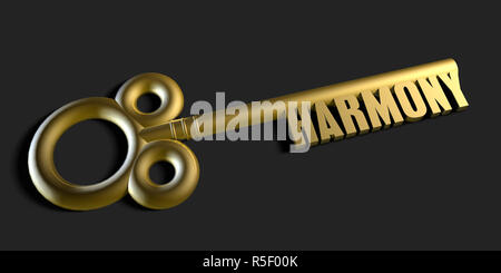 La chiave per la vostra armonia Foto Stock