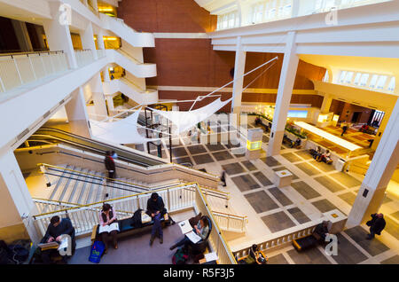 Regno Unito, Inghilterra, Londra Kings Cross, British Library Foto Stock