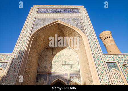 Mir-i-Arab Medressa a Bukhara, Uzbekistan Foto Stock