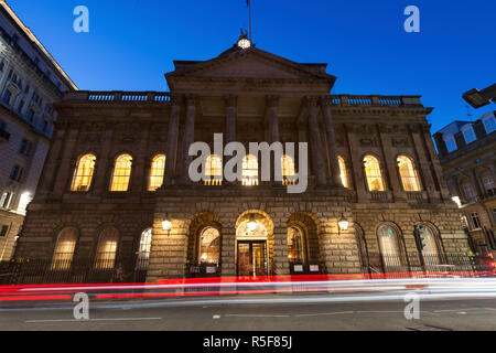 Municipio di Liverpool di notte. Liverpool, Nord Ovest Inghilterra, Regno Unito. Foto Stock