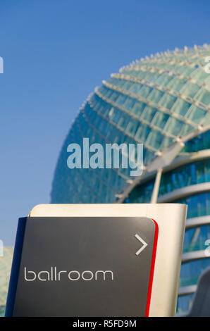 Emirati Arabi Uniti, Abu Dhabi Yas Island, il Yas Hotel Foto Stock