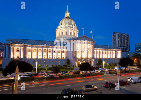 City Hall, Civic Center Plaza San Francisco, California, Stati Uniti d'America Foto Stock