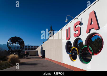 Stati Uniti d'America, Colorado Colorado Springs, Stati Uniti Olympic Training Center Foto Stock