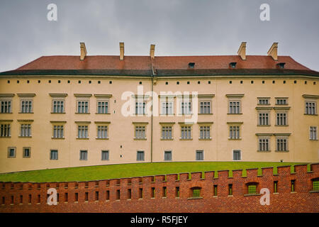 Castello di Wawel a Cracovia Foto Stock