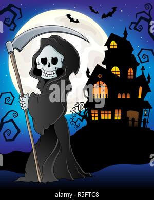 Grim Reaper Tema immagine 7 Foto Stock