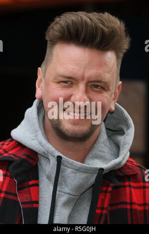 Ben Zucker & Claudio Capeo - Photocall poco prima del loro concerto a grosse Freiheit 36 ad Amburgo con: Ben Zucker dove: Amburgo, Germania Quando: 30 Ott 2018 Credit: Becher/WENN.com Foto Stock