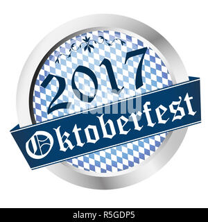 Pulsante Oktoberfest 2017 Foto Stock