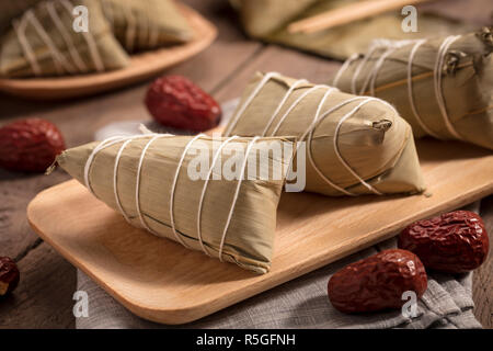 Il cinese di riso appiccicoso gnocchi Foto Stock