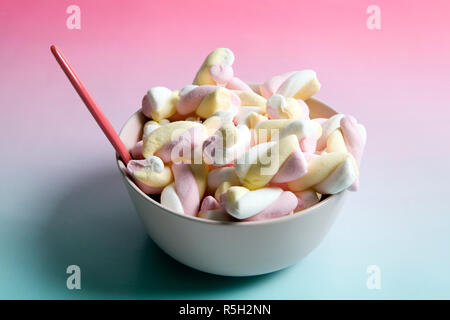 Rainbow marshmallow Foto Stock