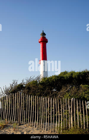 Faro La Coubre nel La Tremblade, Charente Maritime Foto Stock