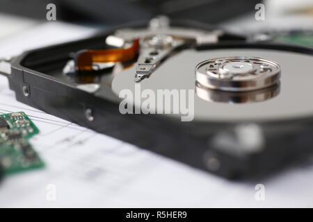 Unità disco rigido dal computer fisso o portatile si trova Foto Stock