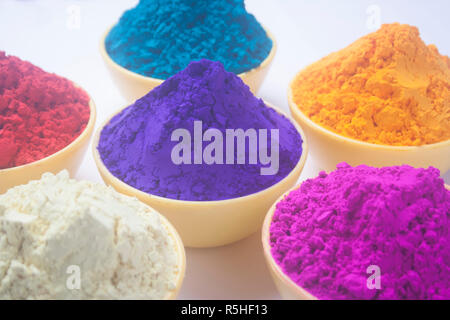 Festival di holi nessuno Foto Stock