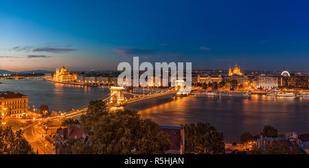 Il panorama di Budapest Foto Stock