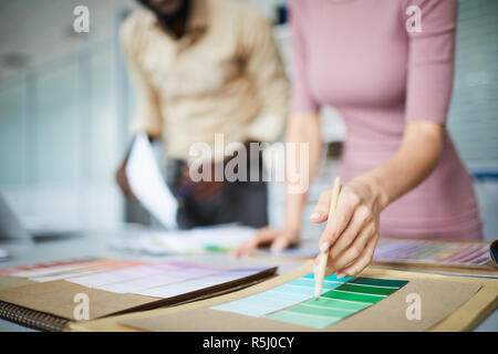 La scelta di verde Foto Stock