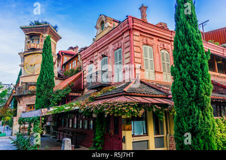 TBILISI, GEORGIA - Ott 24, 2018: Rezo Gabriadze Teatro delle Marionette di Tbilisi, Georgia. Foto Stock