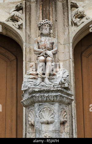 Dettaglio della Chiesa Polisot in un piccolo villaggio in Aube Champagne Francia Foto Stock