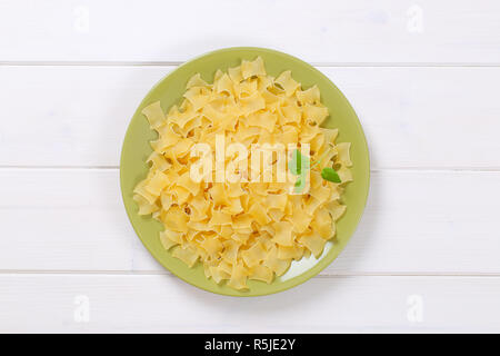 Quadretti - di forma quadrata pasta Foto Stock