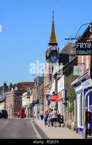 Wareham Town Hall & Museum North Street, Wareham Dorset, England, Regno Unito Foto Stock