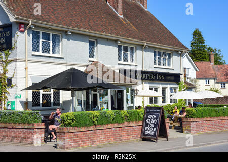 I martiri Inn, strada principale, Tolpuddle, Dorset, England, Regno Unito Foto Stock