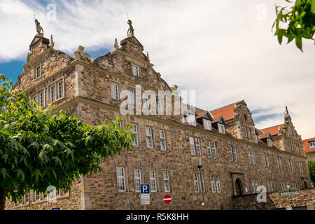 Il mercato coperto a Kassel Foto Stock