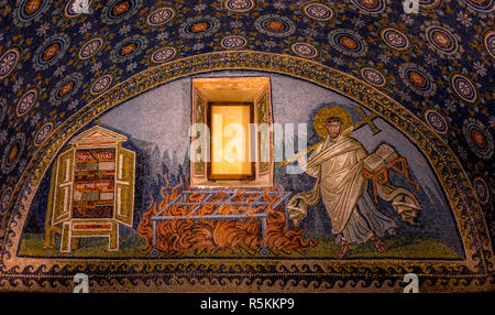 Ravenna mosaici bizantini Foto Stock