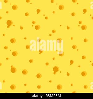 Formaggio con fori seamless pattern. La stampa tessile. Illustrazione Vettoriale. Illustrazione Vettoriale