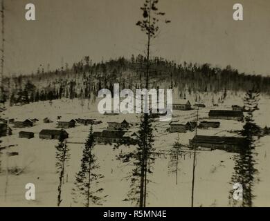 Un insediamento del lituano di deportati in Siberia. Museo: Museo Gulag, Mosca. Autore: anonimo. Foto Stock