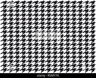 Houndstooth grafica schema, illustrazione Foto Stock