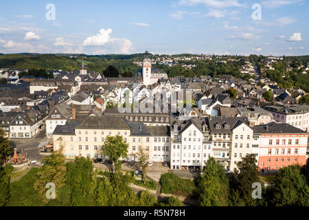 Città vecchia di weilburg,germania Foto Stock