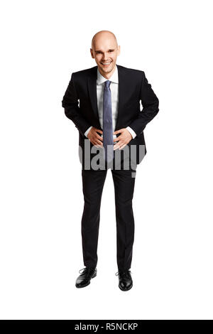 Full Lenght Ritratto di Laughing Man Foto Stock