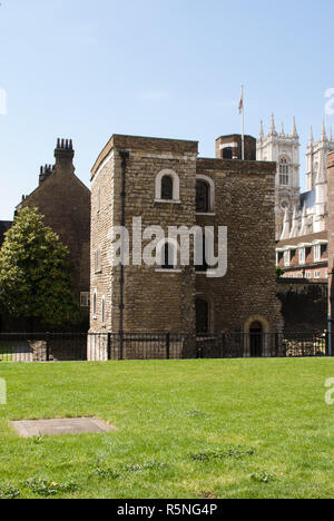 La Jewel Tower a Westminster Foto Stock