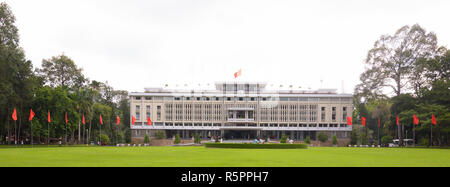 Palazzo della Riunificazione in Ho Chi Minh City, Vietnam Foto Stock