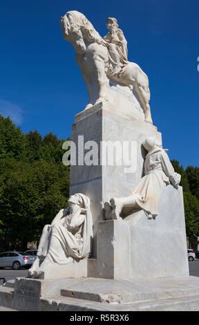 Monumento ai Caduti, Pietrasanta, Toscana, Italia Foto Stock