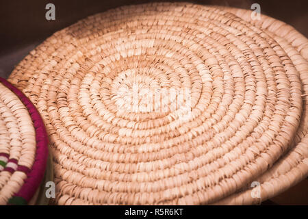 Spirale cuscino di paglia dettaglio Foto Stock